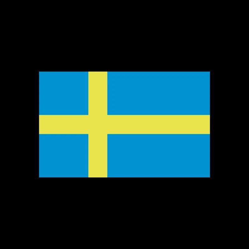 Drapeau de la Suède lumineux, Suède, Sverige,