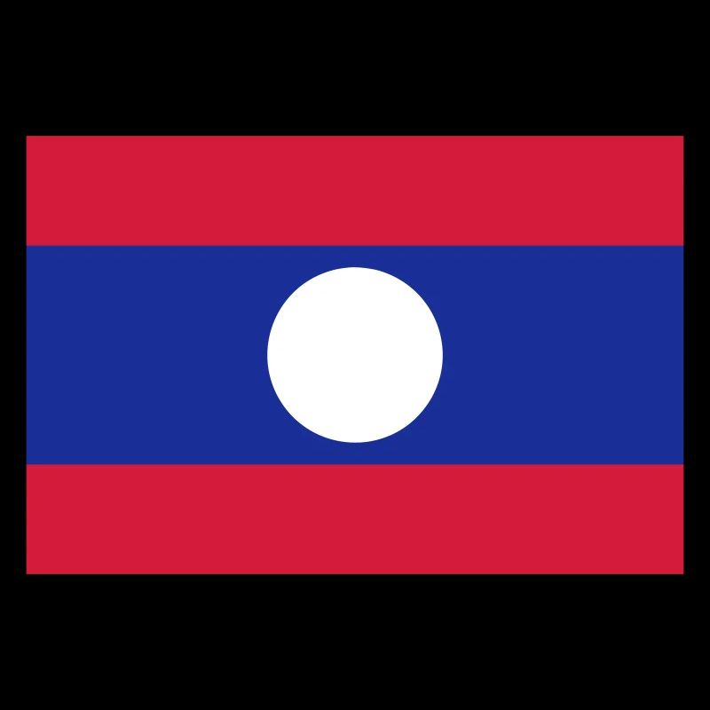 Flagge von Laos / Drapeau Laos