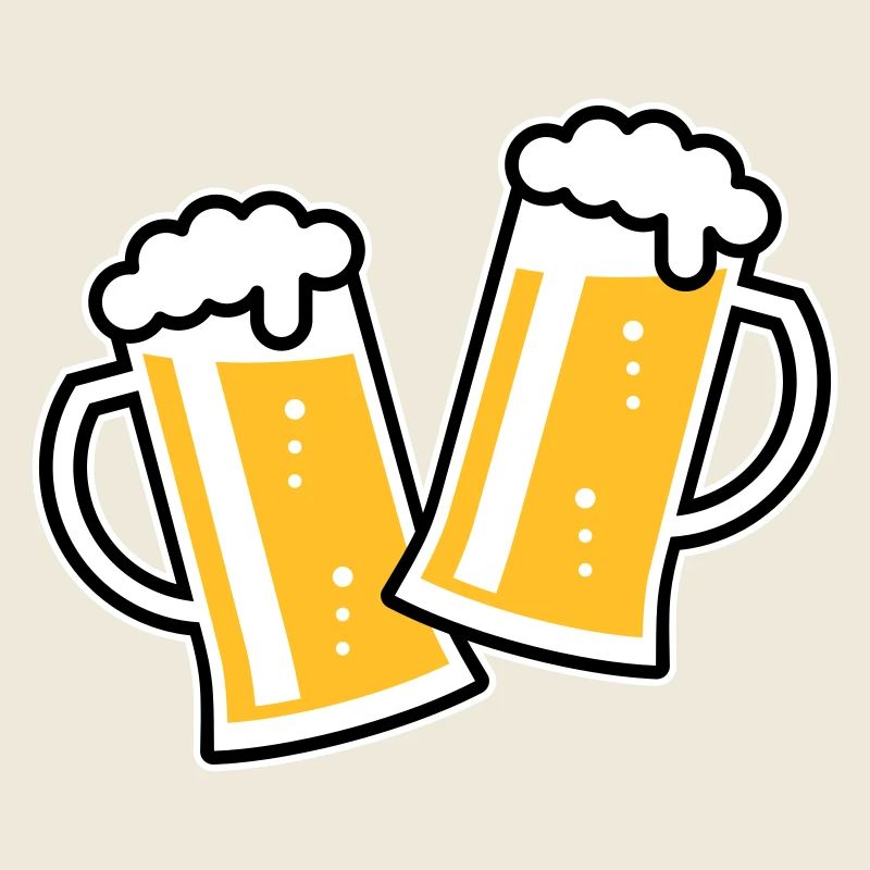 2 Toasting German Beer Steins (Cheers / 3C)