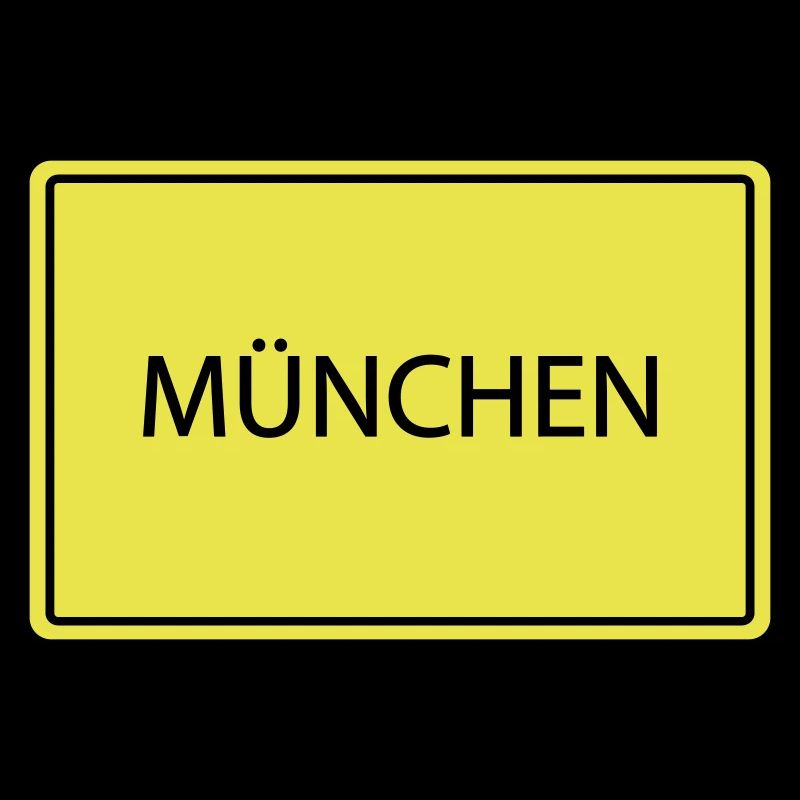 City sign Munich