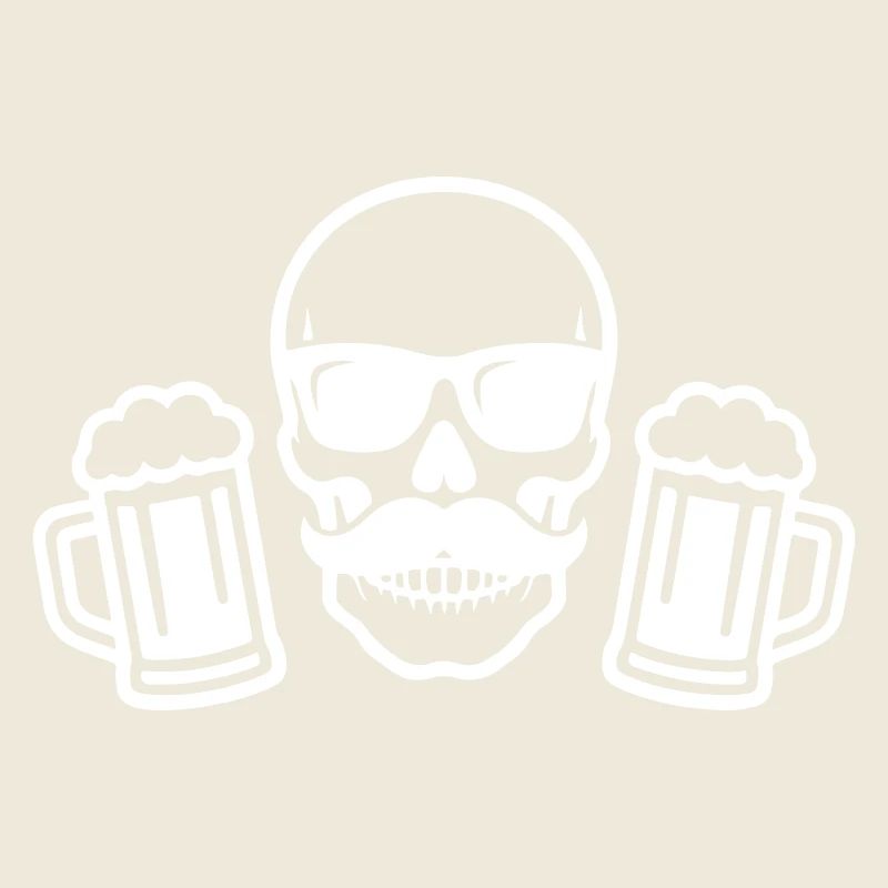 Bier Skelett Party