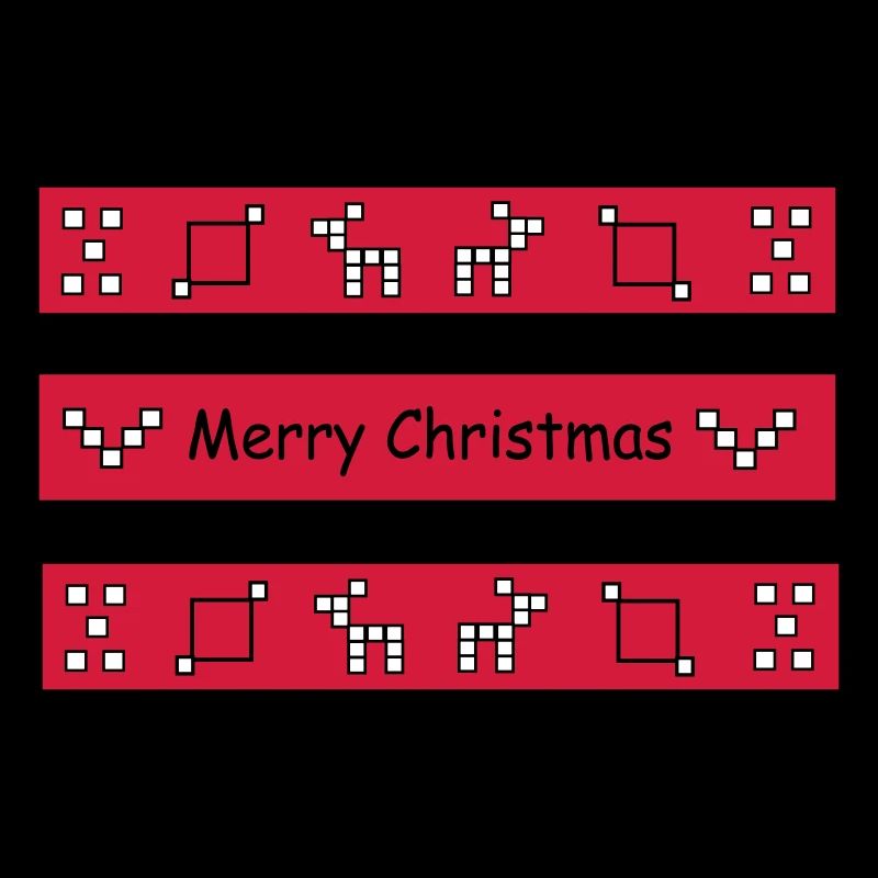 Nordische Weihnachts Muster