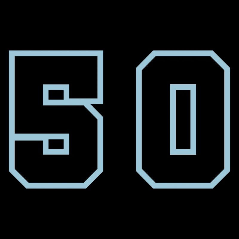 50 Zahl symbol