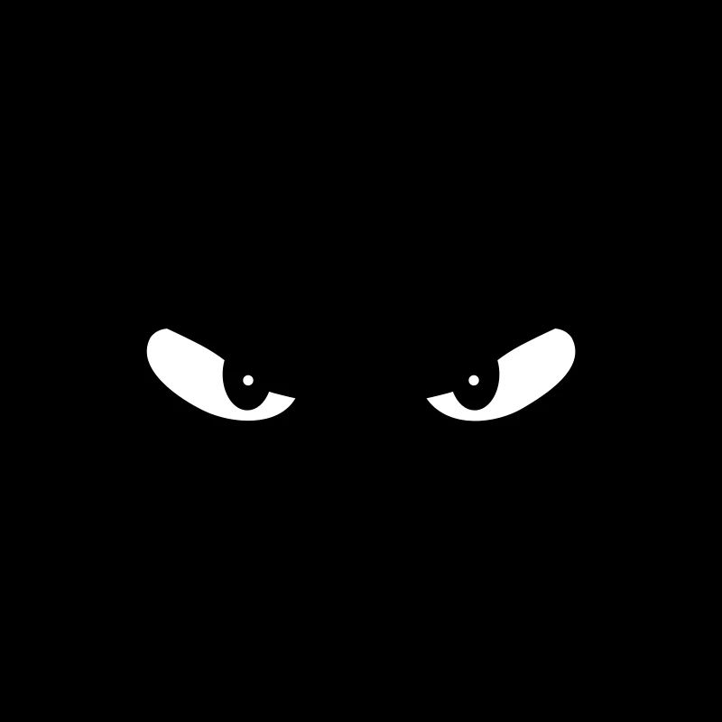 Evil Peep Cartoon Monster Horror Eyes Face