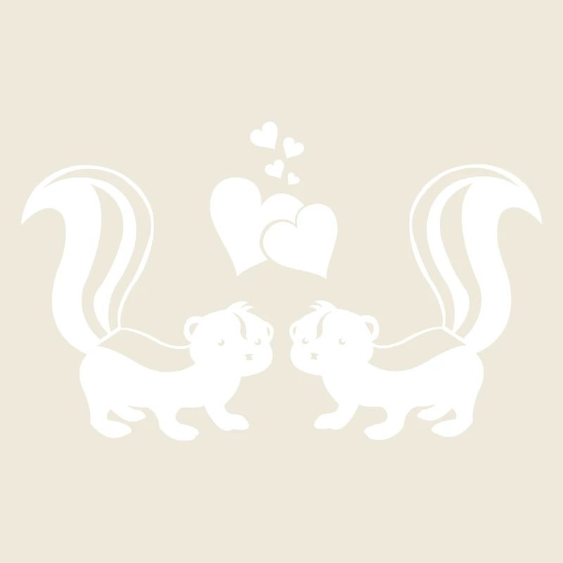 Moufettes amoureuses