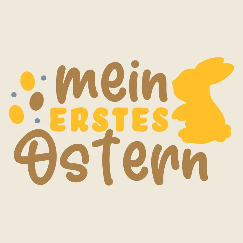 mein erstes Ostern gelb