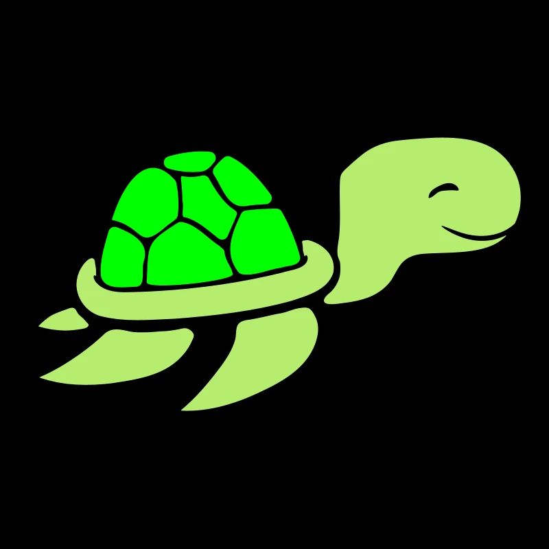 Water turtle cute cute swimming happily