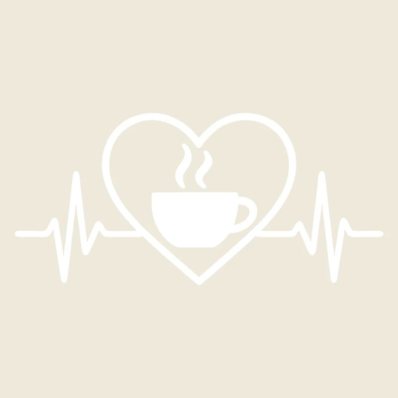 Kaffee Dampfbecher Herz