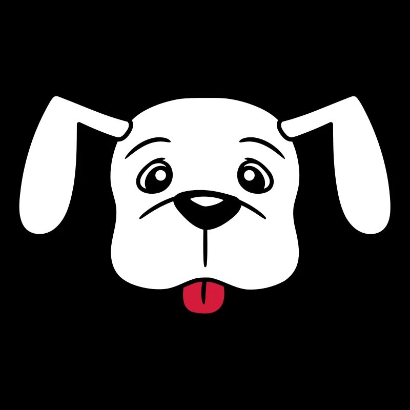 chien tirant la langue vilain chiot animal de compagnie