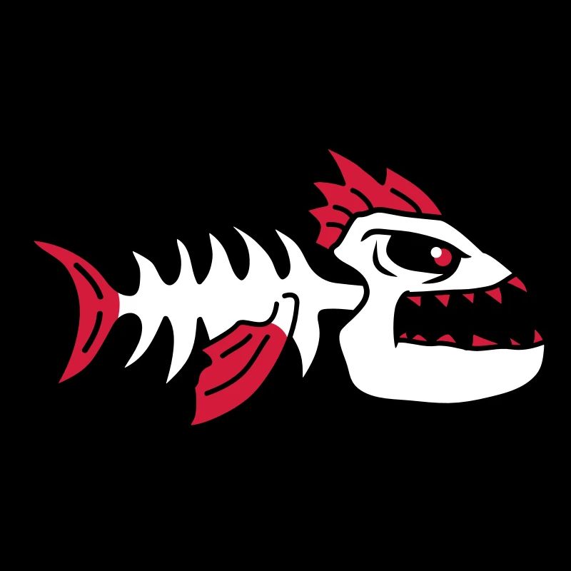 Fish Bone Punk Monster