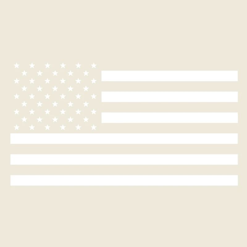 Stars and Stripes Blanc
