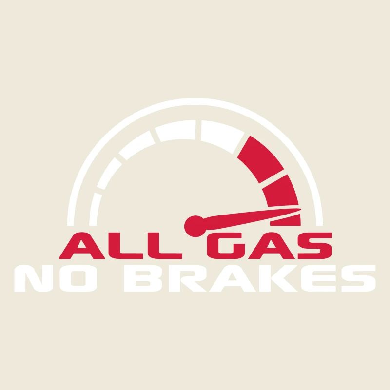 All Gas No Brakes Tachometer Rennauto Tacho Fahren