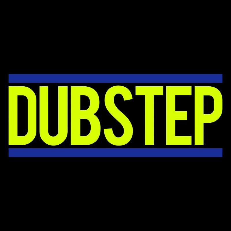 Dub Step Techno Musique Party Bar Texte Lettrage