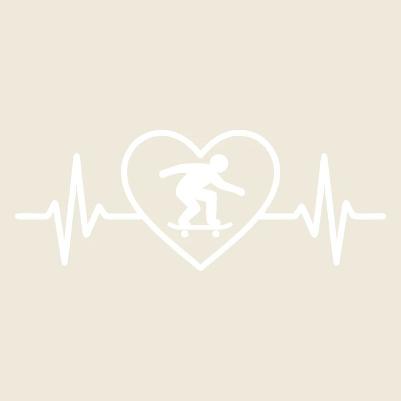 Skateboard Sport Skater Herz