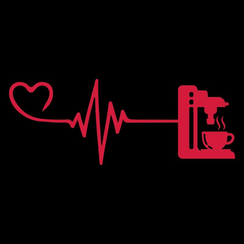 Cafetière Pulse Symbole Heartbeat Love