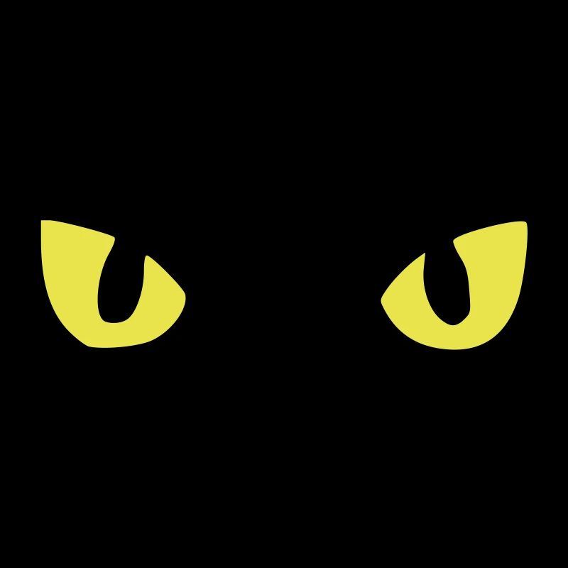 cat's eyes two colours