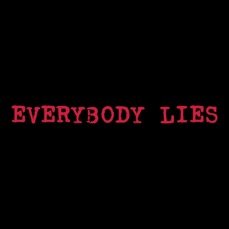 everybody lies typewriter