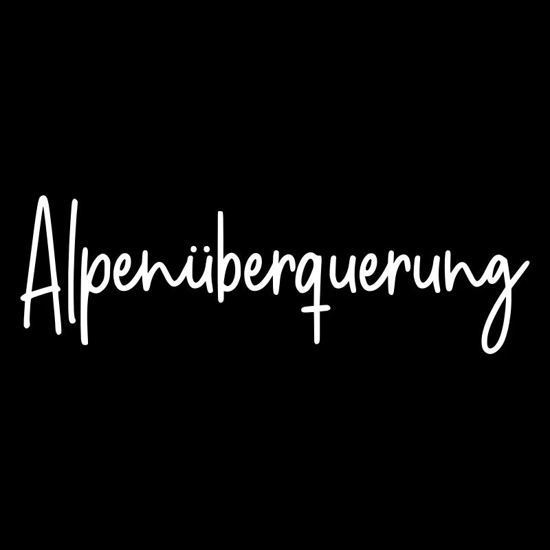 Alpenüberquerung (Farbe änderbar)