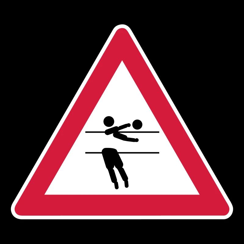 Achtung, Volleyball wird gespielt!