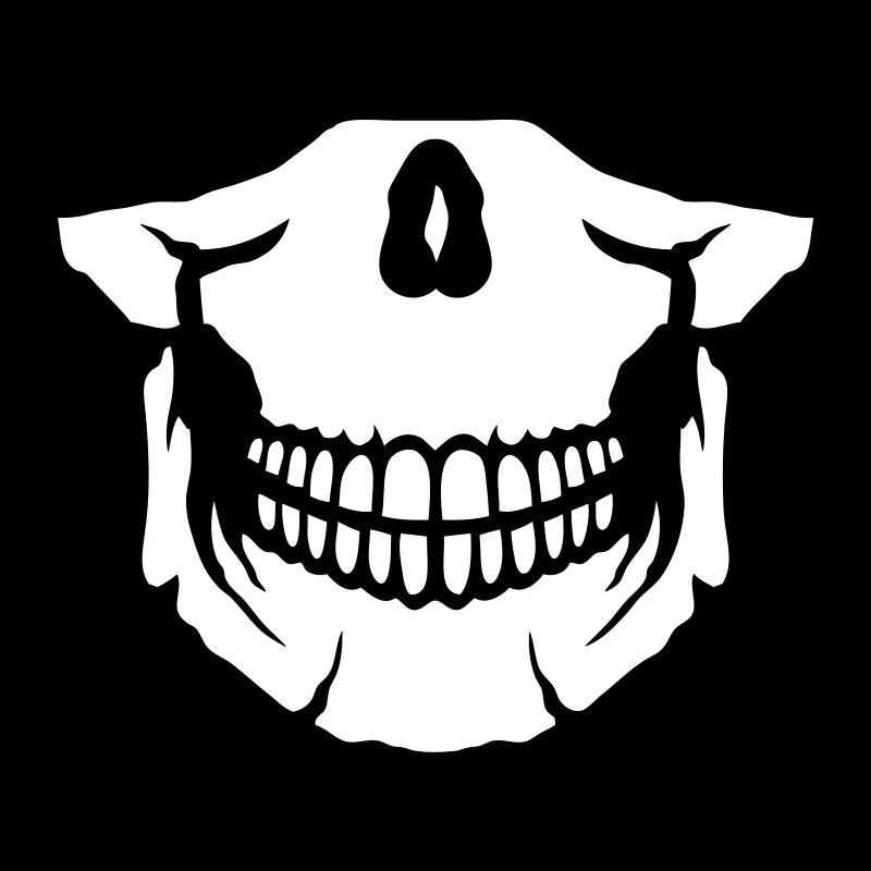 bas crane tete de mort dent skull 29