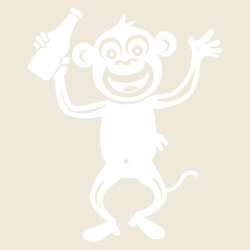Bouteille de bière Monkey