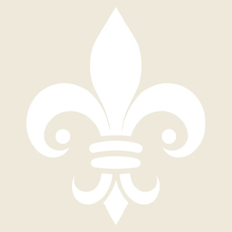 Schlichtes Fleur de lys Design