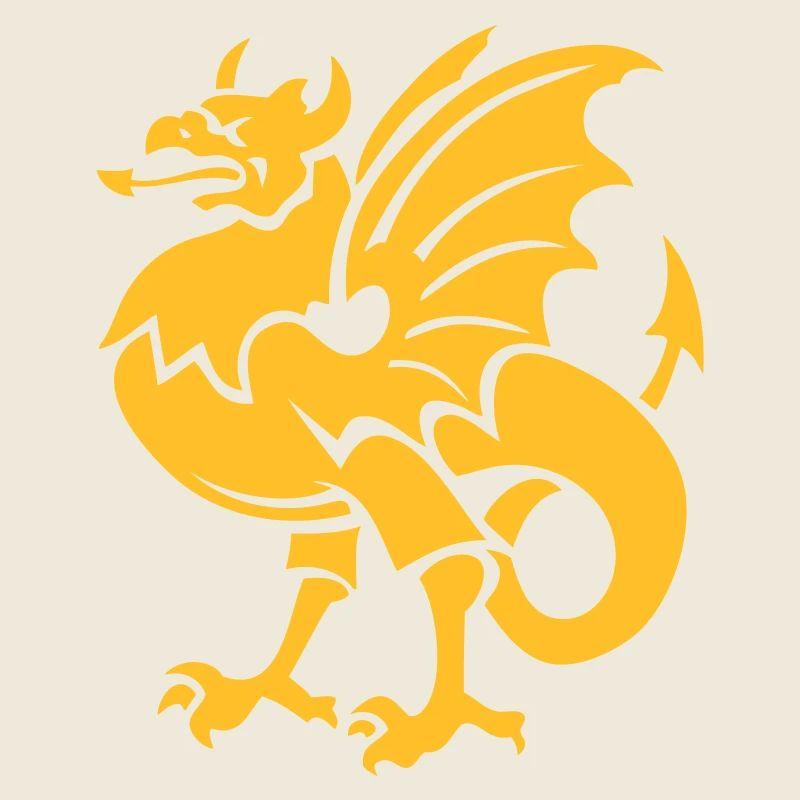 fantasy creature griffin drawing Bornholm