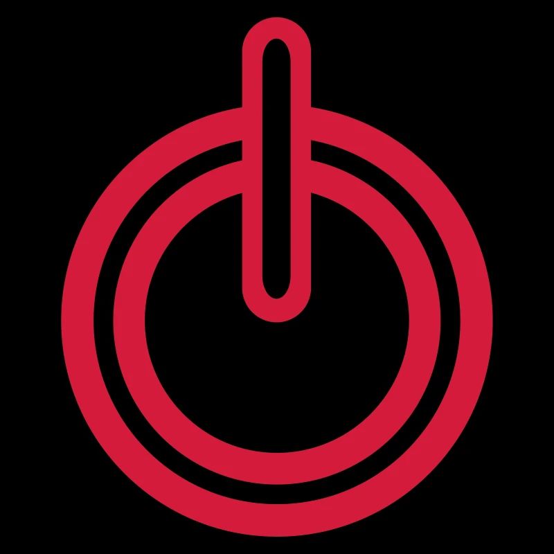 Power icon character shape computer icon