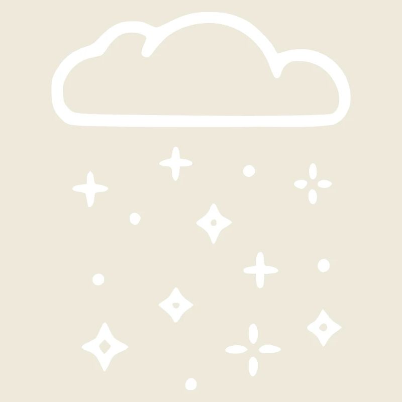 Nuage de paillettes Nuage de pluie