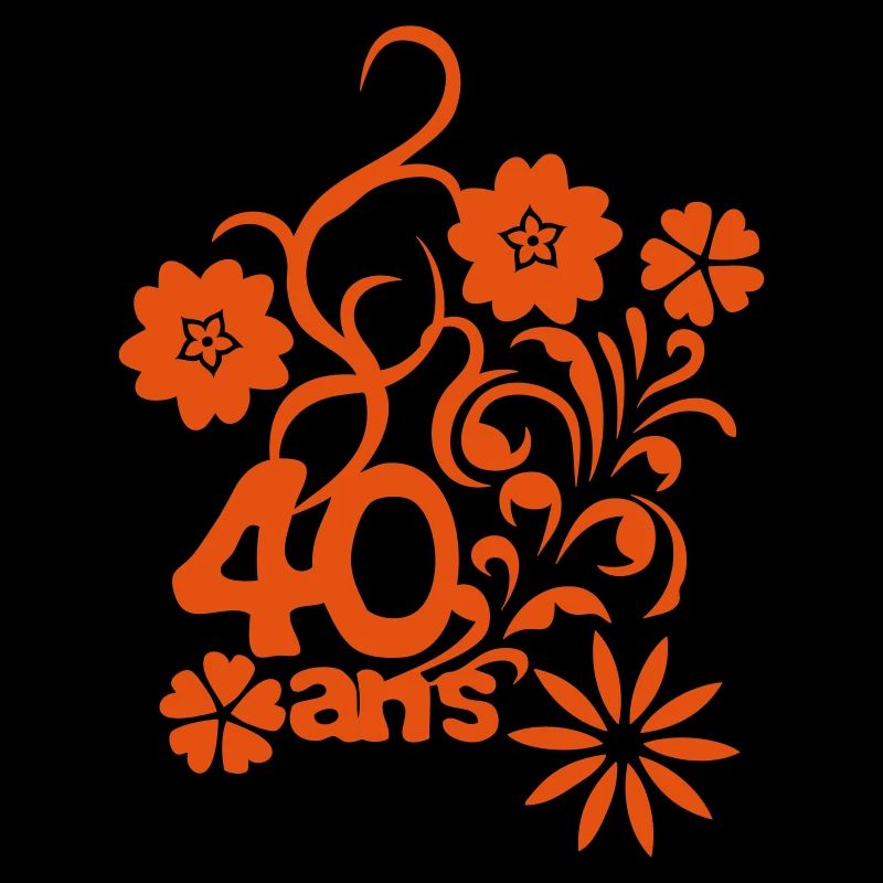 40 ans fleur anniversaire