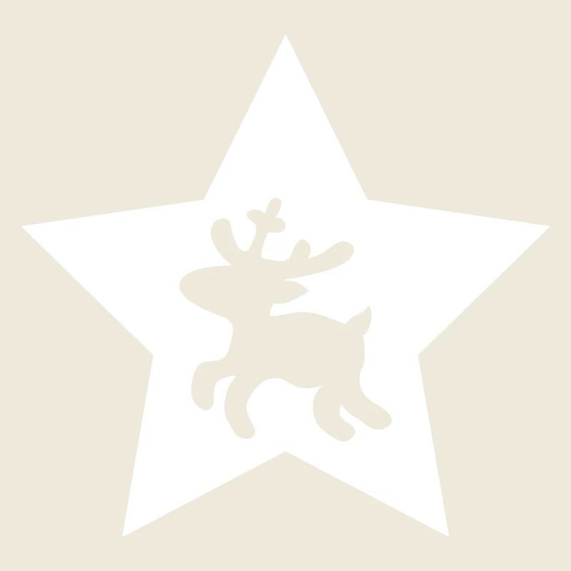 Niedliches Rentier Stern