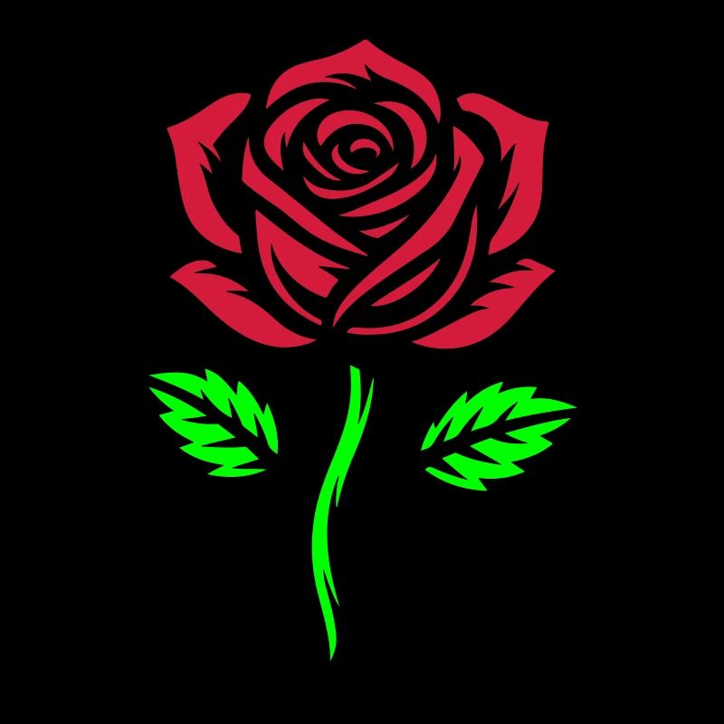 Rose Blume Symbol