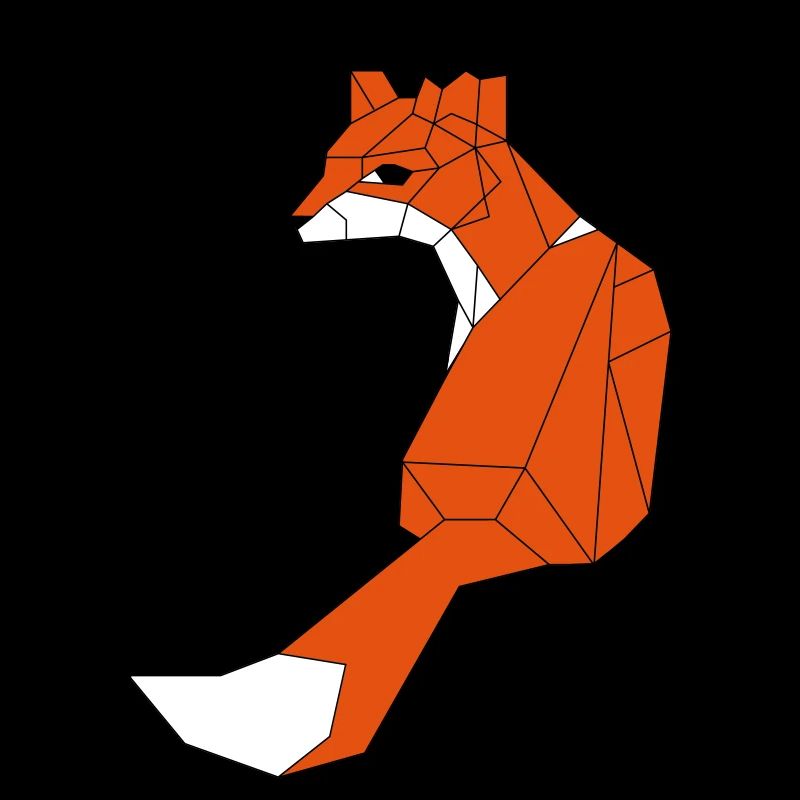 Farbiger geometrischer Fuchs