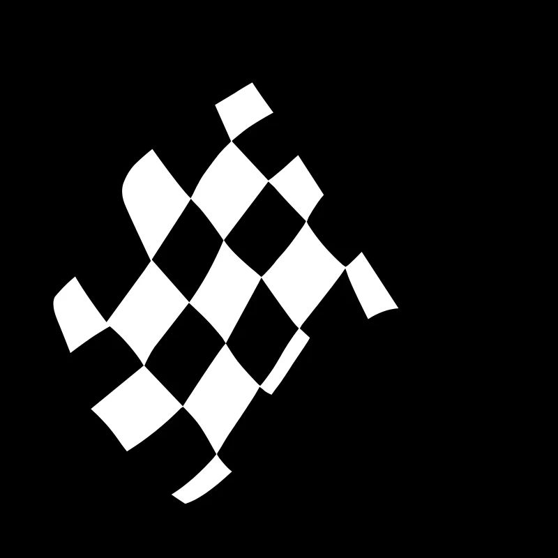 Drapeau à damiers Racing