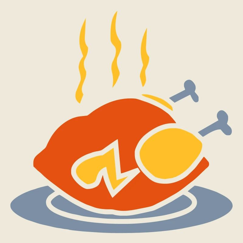 leckeres gebratenes Hähnchen