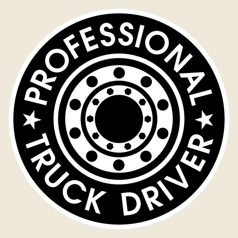Professional Truck Driver Trucker Fernfahrer