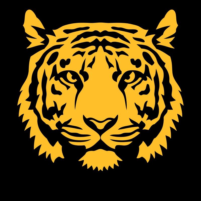 tiger cartoon tiger face 26