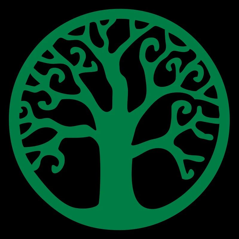 baum des lebens keltisches symbol vintage tattoo