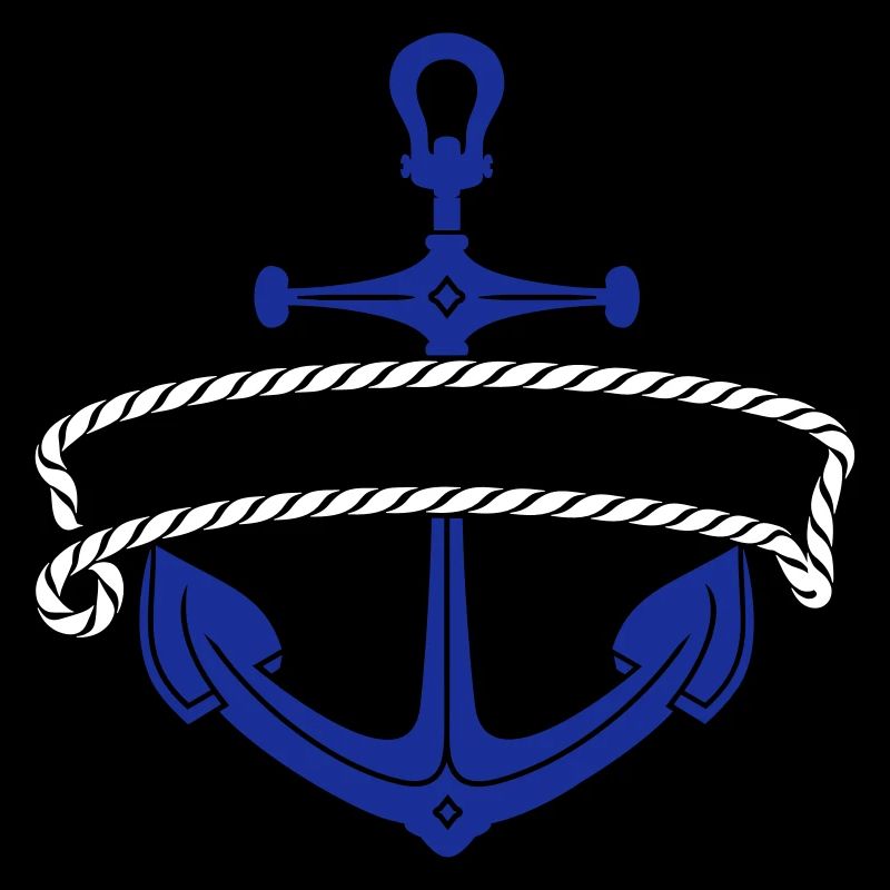 Anker mit Tau / anchor & rope frame (ot; 2c)