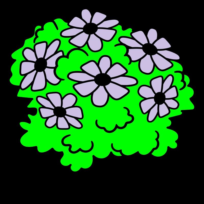 Jolie 6 Fleurs Arbuste Arbuste Fleurs Plante