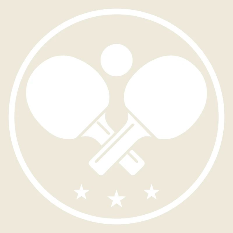 Icône du sport du tennis de table