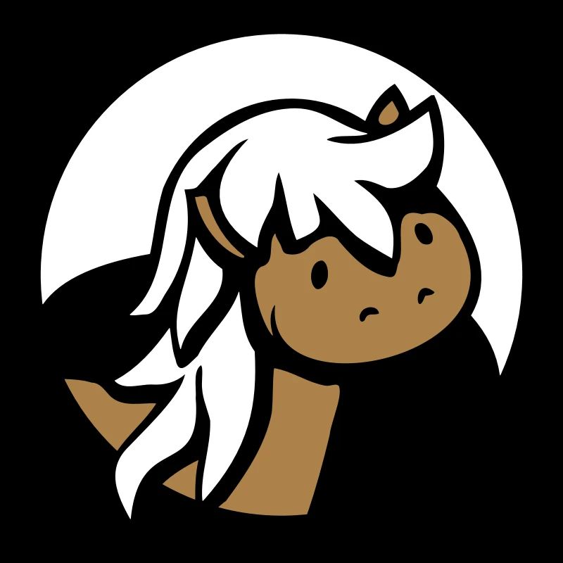 Pferd Süß Pony Fohlen Pferdemädchen Niedlich Comic