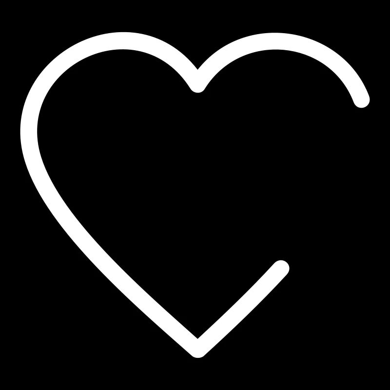 open heart outline (1c)