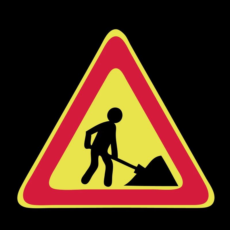 panneau travaux homme pelle1
