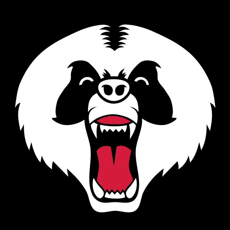 panda en colère