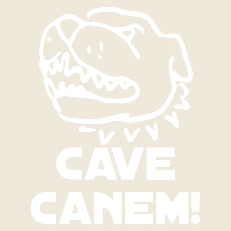 Cave Canem! chien de garde de l'attention!