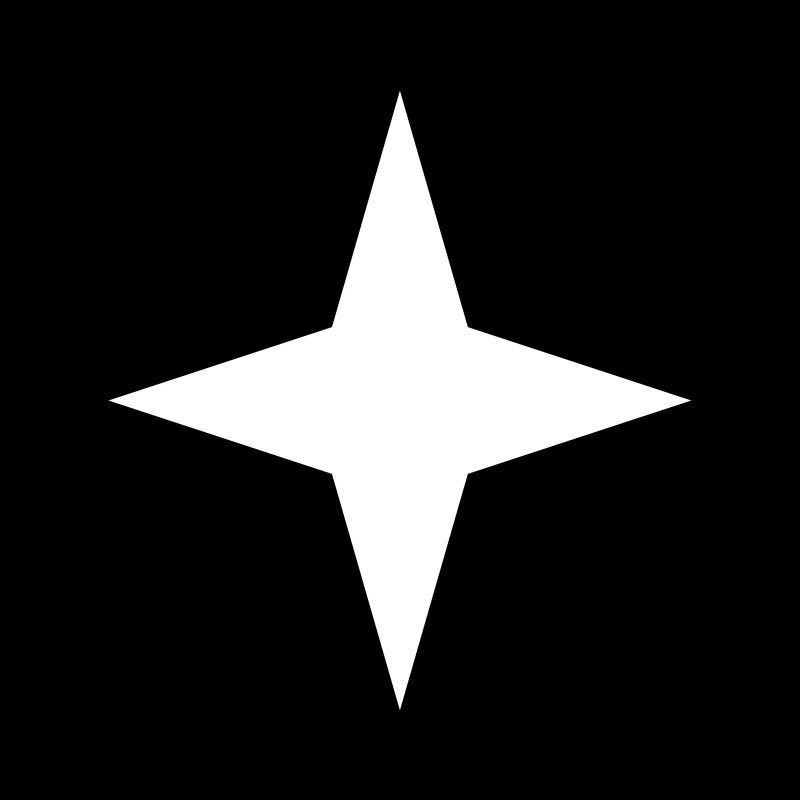 stern 4 zacken 2 farbig