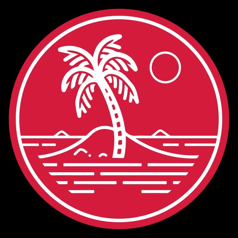 Palmiers Symbole Plage Île