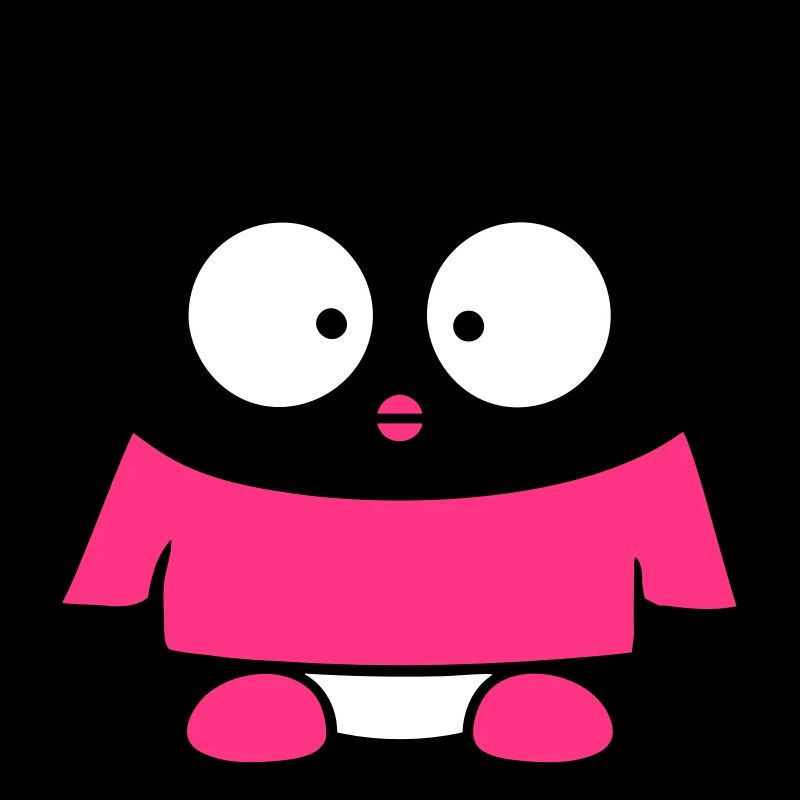 Mignon pingouin chemise bébé enfant bambin timide