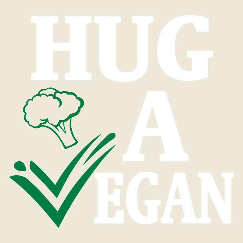 Hug Vegan Vegan Vegetarier Veggie Geschenk